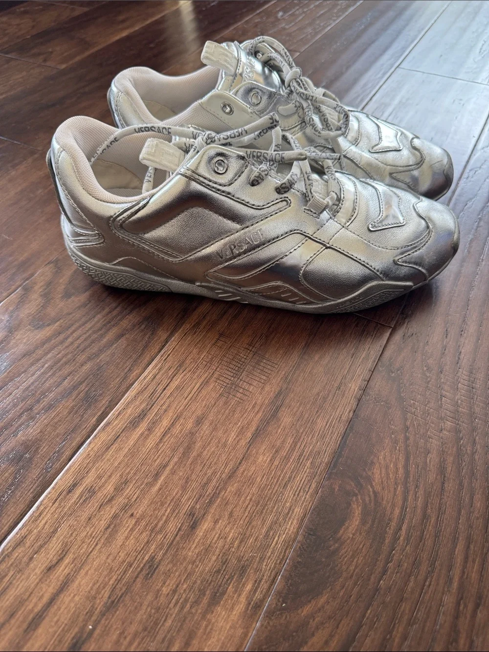 Versace Galaxia Leather Sneaker